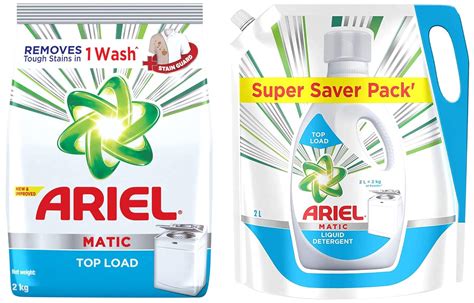 Ariel Matic Liquid Detergent Top Load Refill Pouch 2 Litre Matic Top