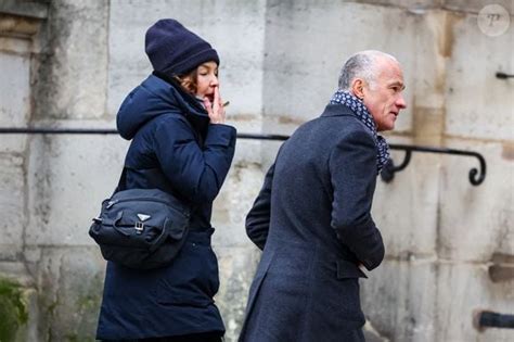 Gilles Bouleau Au Bras De Sa Femme Elisabeth Rare Apparition Du