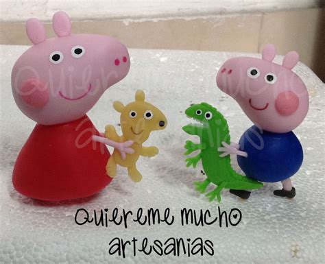 Peppa Pig Teddy George Y El Sr Dinosaurio Porcelana Fria Decoracion