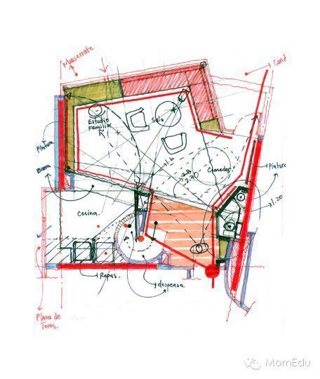 An Architectural Drawing Of A Bathroom And Toilet