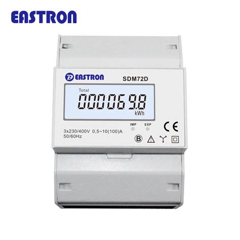 Buy Sdm72d Mid Approved Three Phase Lcd Display Pulse Output Watt Hour