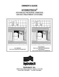 Hydrotech HTF 101 Reverse Osmosis Systems – Fresh Water Systems