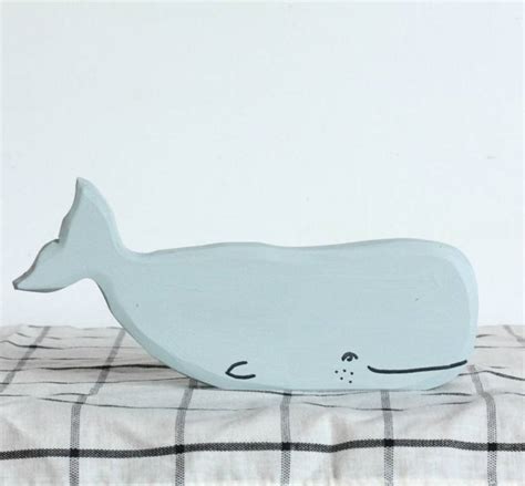 Wooden whale toy | Felt