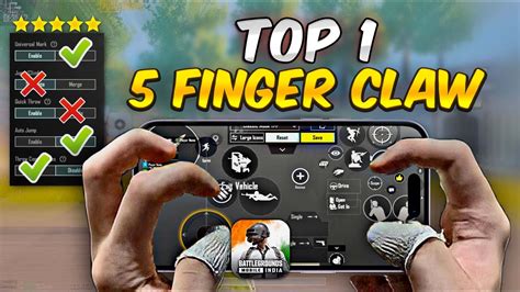 How To Get The Best 5 Finger Claw Control Setting Bgmi And Pubg Mobile