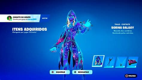 Nova Skin Galaxy Gr Tis Para Todos No Fortnite Como Resgatar