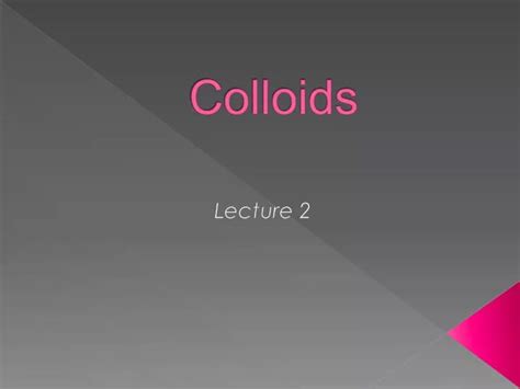 Ppt Colloids Powerpoint Presentation Free Download Id 2069413