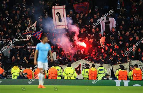 Fc Basel Fans Let Off Flare Editorial Stock Photo - Stock Image ...