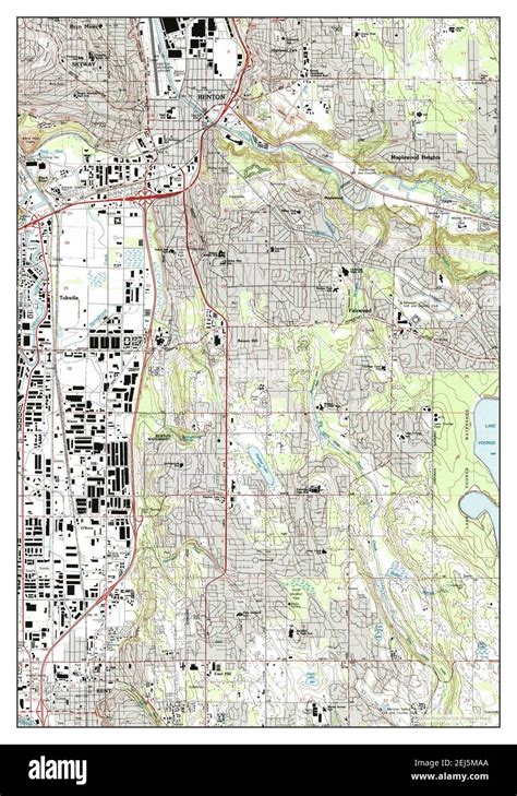 Renton Washington Map 1949 124000 United States Of America By