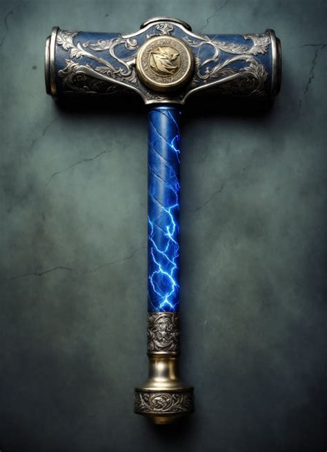 Lexica Lightning Sledgehammer Weapon Ancient Sapphire And