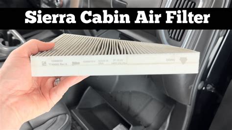 Gmc Sierra Cabin Air Filter Location