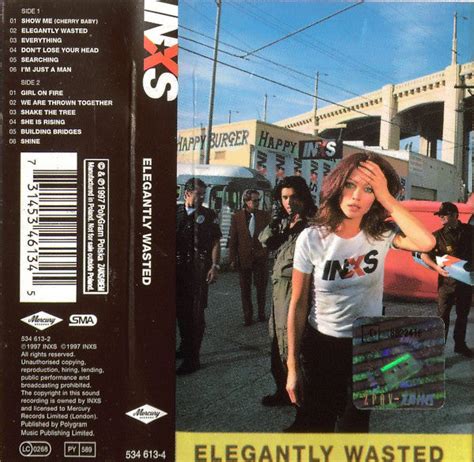 INXS - ELEGANTLY WASTED Audio cassette Used – borderline MUSIC