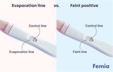 Evaporation Line vs Faint Positive: How to Tell the Difference | Femia