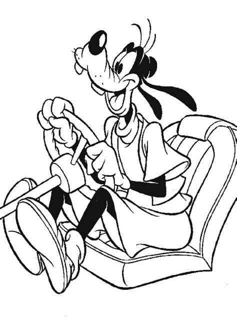 Max Goof Coloring Pages Sketch Coloring Page