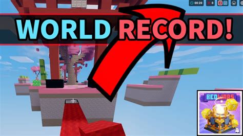 Roblox Bedwars World Record Youtube