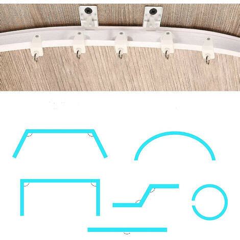 Foldable Ceiling Curtain Track Flexible Ceiling Curtain Bracket Curved