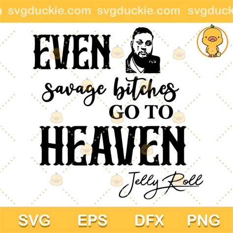 Jelly Roll Lyrics SVG, Jelly Roll Singer SVG PNG EPS DXF