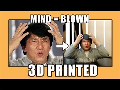 Jackie Chan Mind Blown meme 3D print. (BWYWRZD5P) by Soulstice