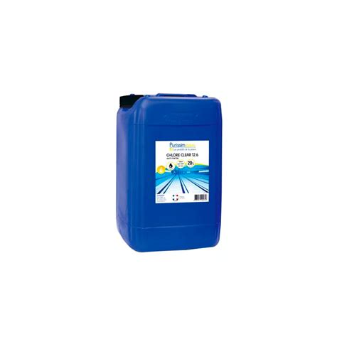 Chlore liquide 12 6 48Chl désinfectant et anti calcaire pour