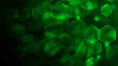 Green Hexagon Wallpaper Wallpapersafari