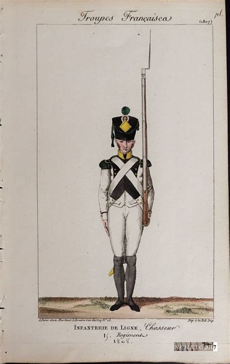 voltigeur du 15e régiment d infanterie de ligne en 1808 par Martinet