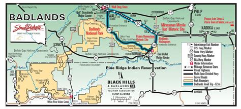 Badlands Map by Black Hills & Badlands, SD - Issuu