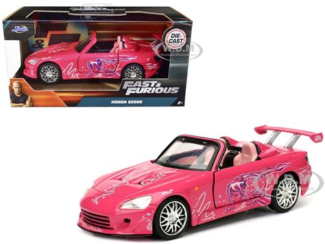 SUKI'S HONDA S2000 CONVERTIBLE PINK "FAST & FURIOUS" 1/32 DIECAST JADA ...