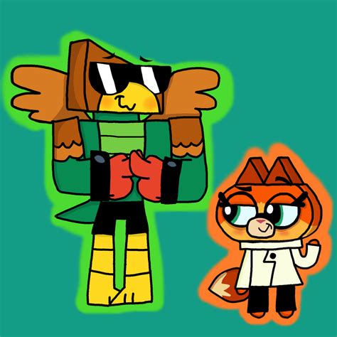 Unikitty Hawkodile X Dr Fox Hgjdhsvbsjso By Chaycrayfish On Deviantart