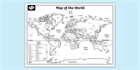 Printable Blank World Map – Outline World Map Blank [PDF], 58% OFF