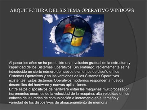 Arquitectura Del Sistema Operativo Windows Ppt