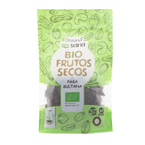 Pasa Sultana Bio G Doypack Frutos Secos Ecosana Drasanvi