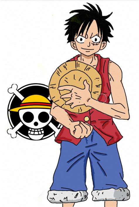 Pixilart Monkey D Luffy Uploaded By Thatweird Kid