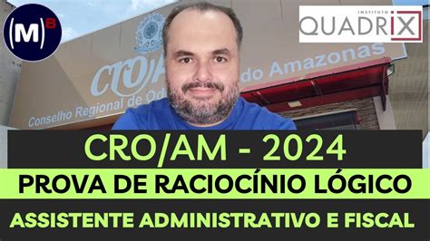 Quadrix Cro Am Assistente Administrativo E Agente Fiscal