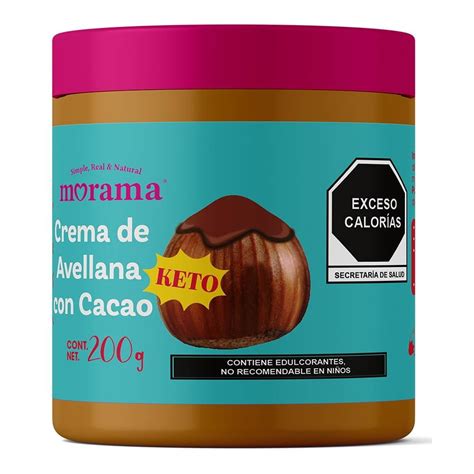 Crema de avellana con cacao Morama keto 200 g Bodega Aurrera en línea