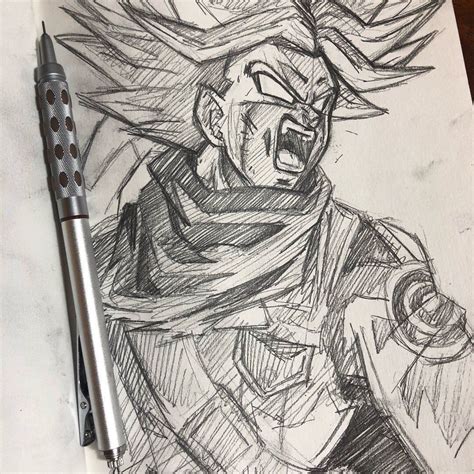 Trunks Super Saiyan Drawing