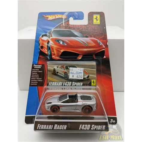Hot Wheels Ferrari Racer F430 Spider Japan Card Shopee Malaysia