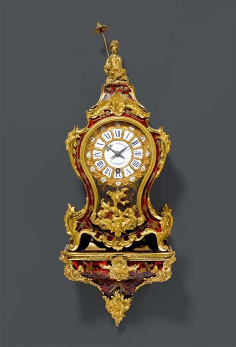 SMALL BOULLE CLOCK With Plinth Regence The Dial And Movement Signed