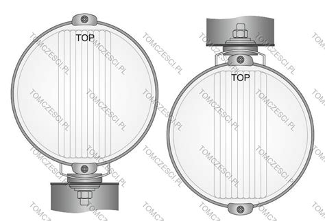 Halogen Reflektor Drogowy Chrom Kratka Wesem HO3 17697 Hurtownia