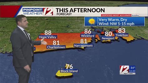 WPRI 12 Weather Forecast 6 25 24 Warm Sunny This Afternoon T Storms