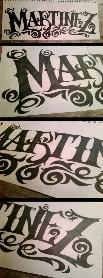 Martinez Tattoo Logo By Naasson On Deviantart