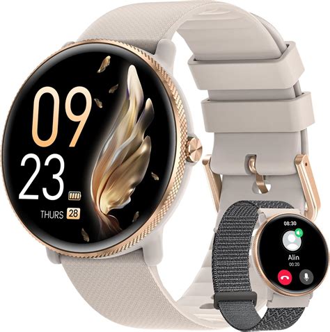 Akumaka Montre Connect E Femme Avec Appel Amoled Smartwatch Avec