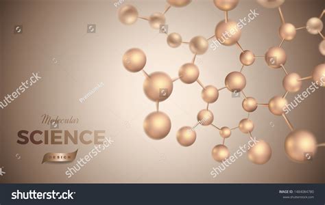 3d Molecules Vector Design Science Abstract Stock Vector Royalty Free 1484084780 Shutterstock