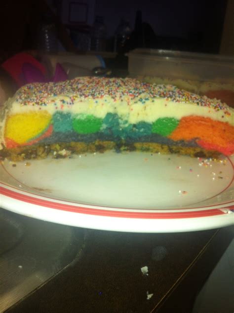 Rainbow Cookie Cake - CakeCentral.com