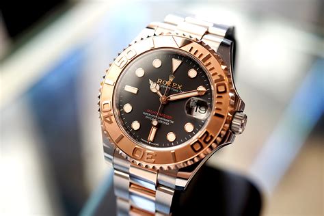 Wts Rolex Yacht Master Everose Gold Black Dial Mm Ref Thai