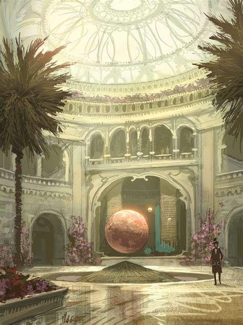 Sci Fi Palace Concept Art