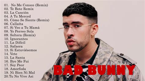 Bad Bunny Mejores Éxitos 2020 Mejores canciones de Bad Bunny 2020 YouTube