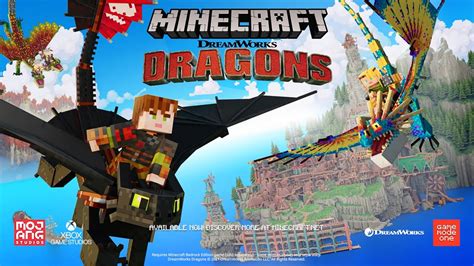minecraft dreamworks how to train your dragon dlc