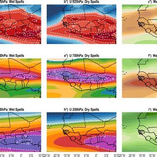 Spatial Distribution Of The Summer Mean Jas Geopotential Height Top