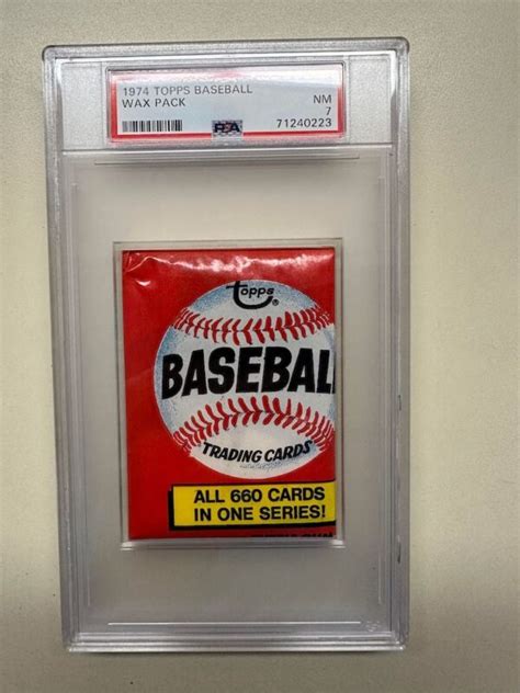 Topps Baseball Psa Wax Pack Ripping Vintage Packs