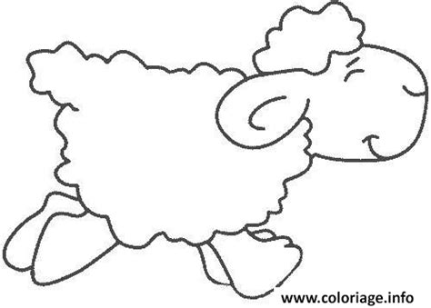 Coloriage Mouton Qui Marche Jecolorie