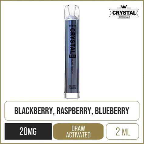 Crystal Bar Blue Fusion Disposable Vape Shop Crystal Bar